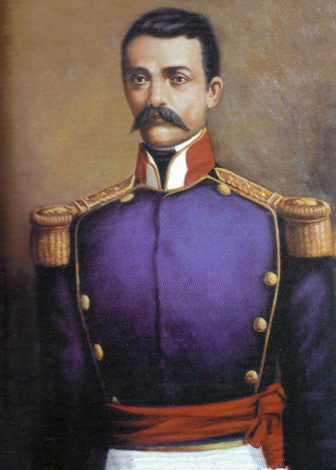 Retrato del general Ramón Matías Mella, prócer dominicano